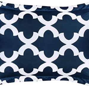 Utopia Bedding - Comforter Bedding Set with 1 Pillow Sham - 2 Pieces Bedding Comforter Sets - Down Alternative Comforter - Soft and Comfortable - Machine Washable, Quatrefoil Navy, Twin