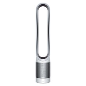 dyson pure cool link tp02 wi-fi enabled air purifier, white/silver
