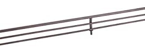 Hardware Resources SF29-ORB Wire Shoe Shelf Fence, Dark Bronze