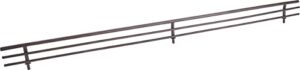 hardware resources sf29-orb wire shoe shelf fence, dark bronze