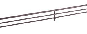 Hardware Resources SF17-ORB Wire Shoe Shelf Fence, Dark Bronze