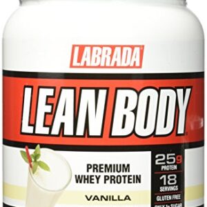 Labrada Nutrition Lean Body Premium Whey Protein, Vanilla, 24 Ounce