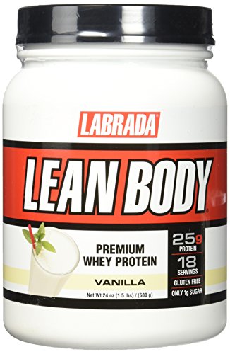 Labrada Nutrition Lean Body Premium Whey Protein, Vanilla, 24 Ounce