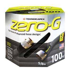 zero-g 4001-100 garden hose, 5/8" x 100', gray