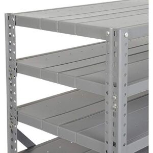 Global Industrial Open Bin Shelving Without Bins, 13 Shelves, 36x12x73