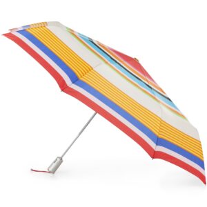 totes automatic open close water-resistant foldable golf umbrella with sun protection