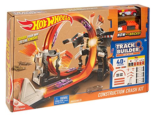 Hot Wheels Track Builder Construction Crash Kit