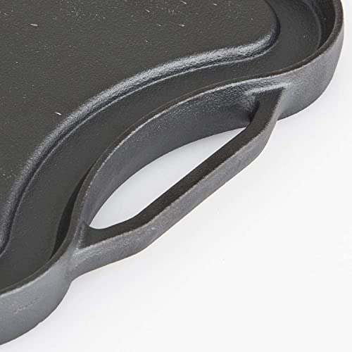 Viking Culinary Cast Iron Reversable Pre-seasoned Griddle, 20 inch, Oven Safe, Handwash Only, Works on All Cooktops including Induction