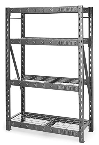 48" Wide Heavy Duty Rack with Four 18" Deep Shelves