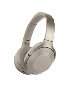 sony bluetooth stereo headphone mdr-1000x gray beige (international model)