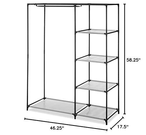 Whitmor Spacemaker Wardrobe with 5 Shelves