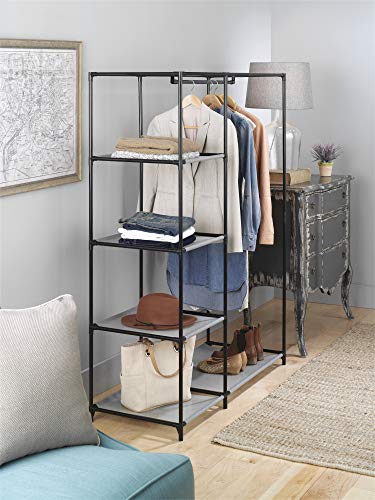 Whitmor Spacemaker Wardrobe with 5 Shelves