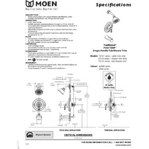 Moen T2122BRB Traditional Mediterranean Bronze Posi-Temp(R) Shower