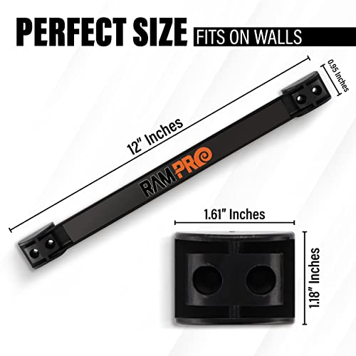 12" Magnetic Tool Holder Strip - A Tool Magnet Bar for Garage Organization, Shop Organization, and Workbench Accessories - Best Gift for Men - Easy To Install in Workshop - Mounting Screws Included.