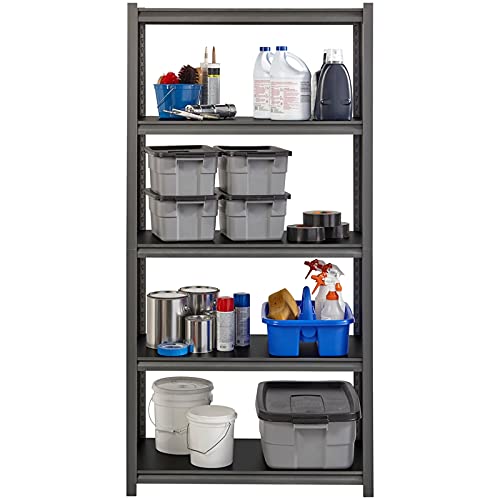 Hirsh 3,200 lb Capacity Iron Horse Shelving - 5 Compartment(s) - 72" Height x 36" Width x 18" Depth