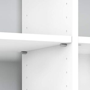 Bush Furniture Broadview 6 Cube Storage Bookcase in Pure White