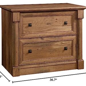 Sauder Palladia File Cabinet, Vintage Oak finish