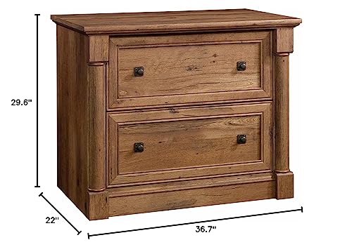 Sauder Palladia File Cabinet, Vintage Oak finish