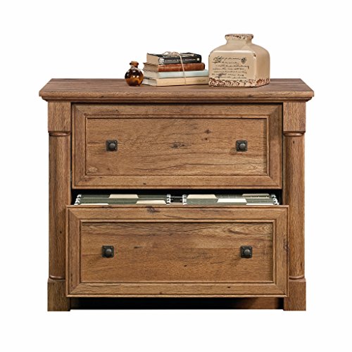 Sauder Palladia File Cabinet, Vintage Oak finish