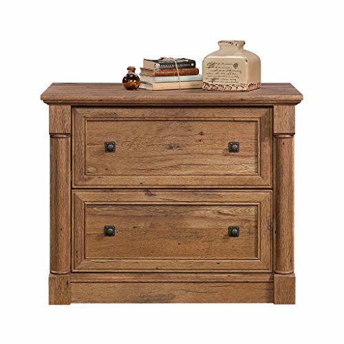 Sauder Palladia File Cabinet, Vintage Oak finish