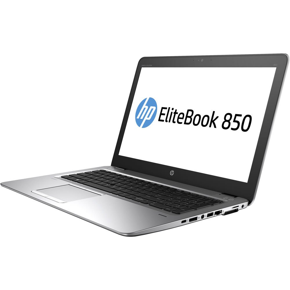 HP Elitebook 850 G4 15.6" Notebook, Windows, Intel Core i7 2.7 GHz, 16 GB RAM, 512 GB SSD, Silver (1BS53UT#ABA)