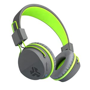 jlab neon bluetooth folding on-ear headphones | wireless headphones | green | 30 hour bluetooth playtime | noise isolation | 40mm neodymium drivers | c3 sound (crystal clear clarity)