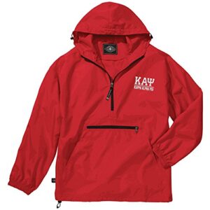 kappa alpha psi pack-n-go pullover x-large red