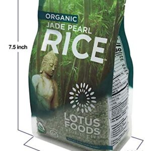 Lotus Foods Organic Jade Pearl Rice, 15 Ounce (packaging may vary)