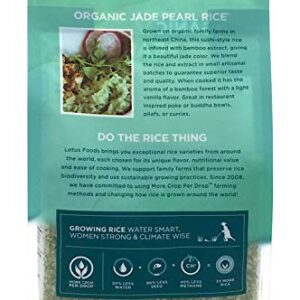 Lotus Foods Organic Jade Pearl Rice, 15 Ounce (packaging may vary)