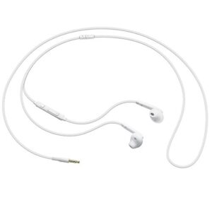 samsung earbud eo-eg920bw, 3.5mm samsung earbud stereo quality earphones for galaxy s6/s6 edge/ s6 edge+ or other devices - come with extra eal gels