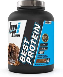 bpi sports best protein, chocolate brownie, 5.1 pound