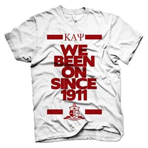 kappa alpha psi been on t-shirt (2xl, white)