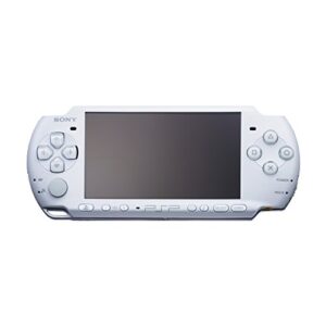 sony playstation portable (psp) 3000 series handheld gaming console system - white (renewed)