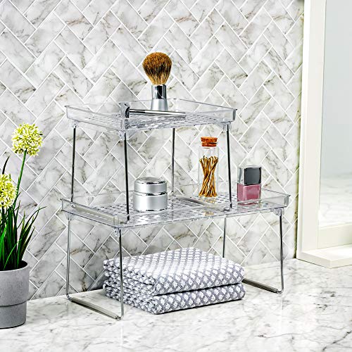 madesmart 95-79062-06 Small Stacking Shelf W/Holes