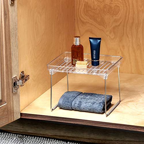 madesmart 95-79062-06 Small Stacking Shelf W/Holes