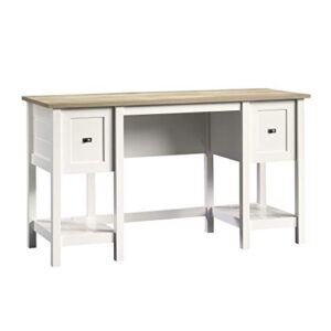 sauder cottage road desk, soft white finish