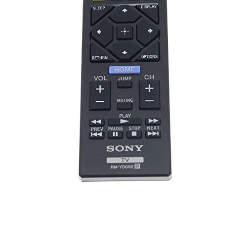Sony RM-YD092 Factory Original Replacement Smart TV Remote Control for All LCD LED and Bravia TV's - New 2017 Model (1-492-065-11)