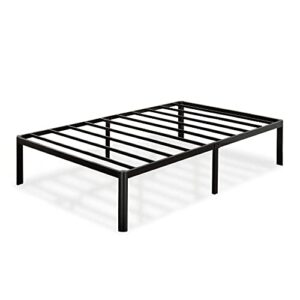 zinus van 16 inch metal platform bed frame / steel slat support / no box spring needed / easy assembly, twin