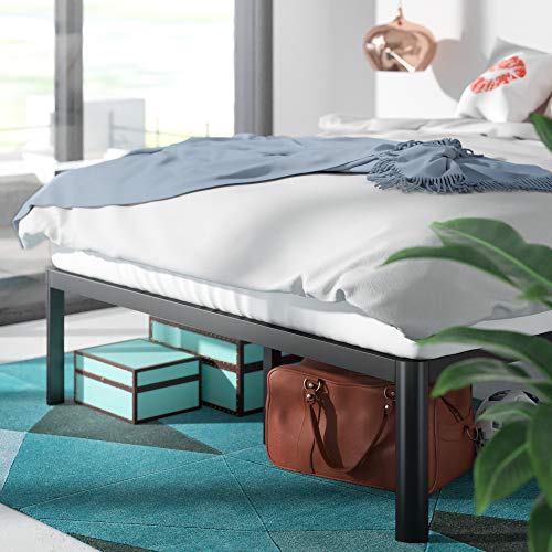 ZINUS Van 16 Inch Metal Platform Bed Frame / Steel Slat Support / No Box Spring Needed / Easy Assembly, Twin