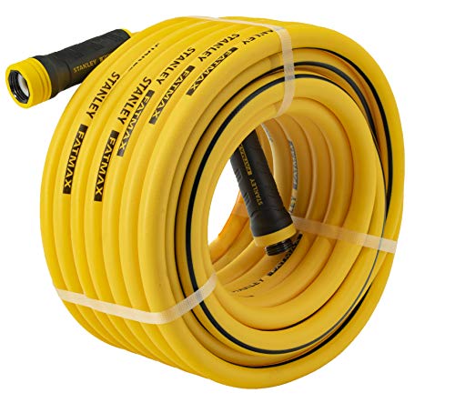 Stanley Garden BDS6651 Fatmax Professional Grade Water Hose, 75' x 5/8", 75ft, Yellow, 500 Psi