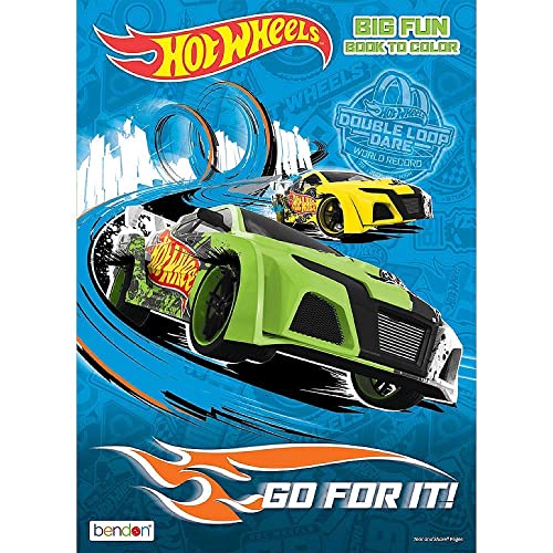 Hot Wheels Go for it Jumbo Color and Activity Book