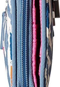 Vera Bradley Women's Rfid Turnlock Wallet Painted Medallions Wallets, One Size