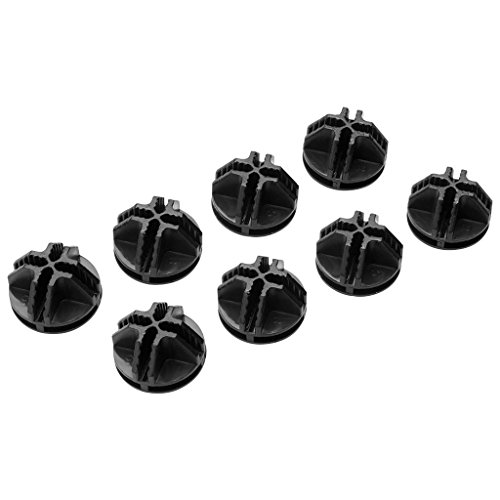 Only Hangers Set of 8 Black Wire Cube Plastic Connectors