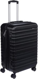 amazon basics 26-inch hardside spinner, black