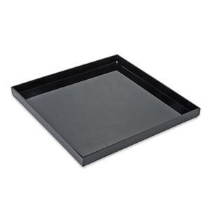 mirart colored acrylic tray (12" x 12", black)