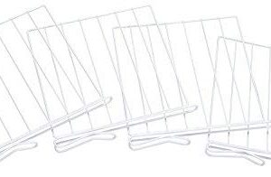 Covers For The Home Sturdy Set of 4 Wire Shelf Dividers - for Solid Shelves - (4 pcs Total)