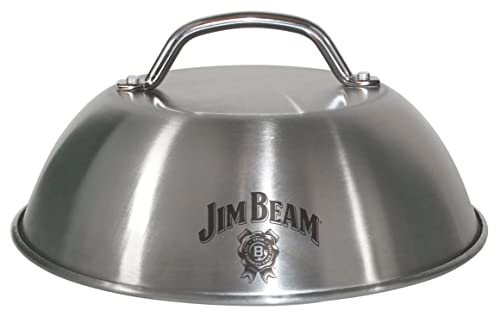 Jim Beam JB0181 9" Burger Cover Cheese Melting Dome, Silver