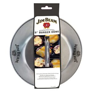 Jim Beam JB0181 9" Burger Cover Cheese Melting Dome, Silver