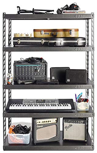 Gladiator 48" Wide EZ Connect Rack with Five 18" Deep Shelves