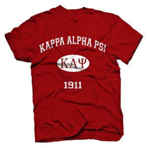 kappa alpha psi collegiate t-shirt (4xl, red)